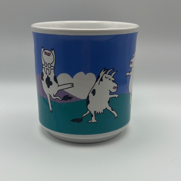 Vtg Boynton Baryshnicows Dancing Cow Mug - Picture 5 of 8